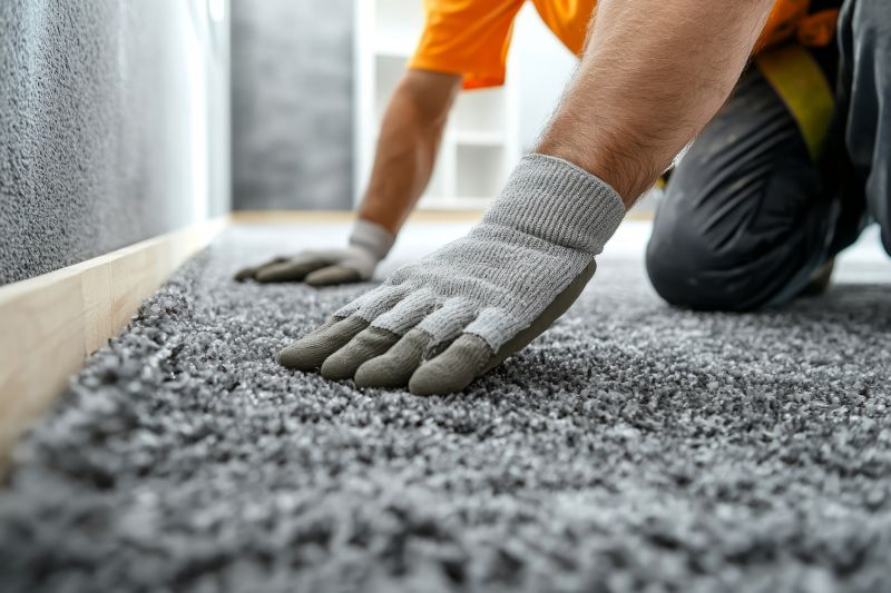 Basement Carpet Stretching in Alpharetta, GA