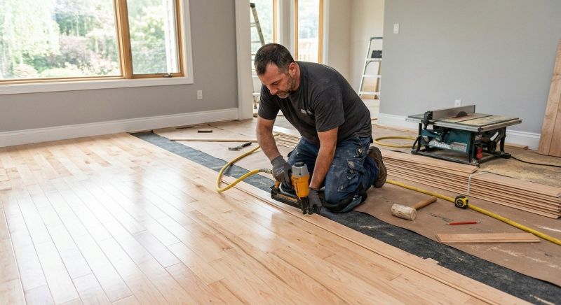 Hickory Floor Installation in Phoenix, AZ